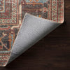 Loloi II Loren Brick/Midnight Power Loomed Rug