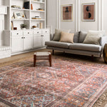 Loloi II Loren Brick/Midnight Power Loomed Rug