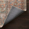 Loloi II Loren Terracotta/Sky Power Loomed Rug