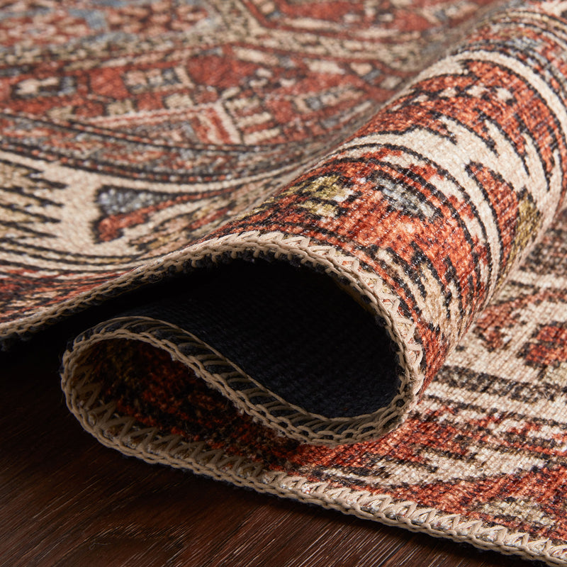 Loloi II Loren Spice/Multi Power Loomed Rug