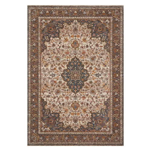 Loloi Lourdes Natural/Ocean Power Loomed Rug