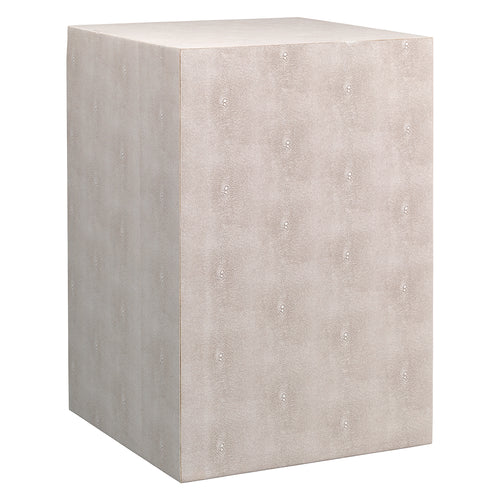 Block Shagreen Square Side Table