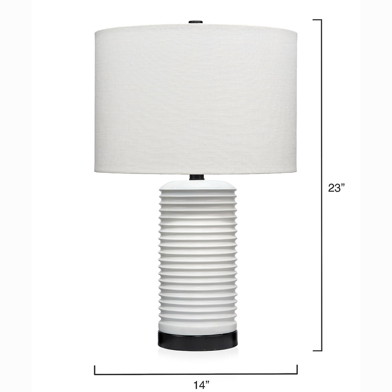 Roma Grooved Table Lamp