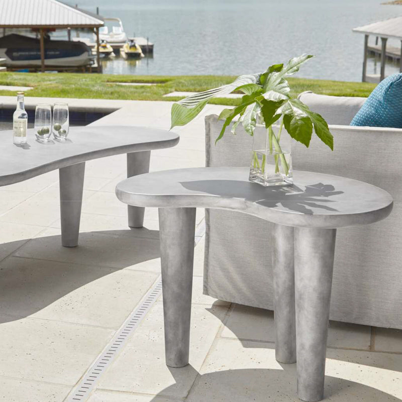 Union Home Palette Concrete Outdoor Side Table - Final Sale