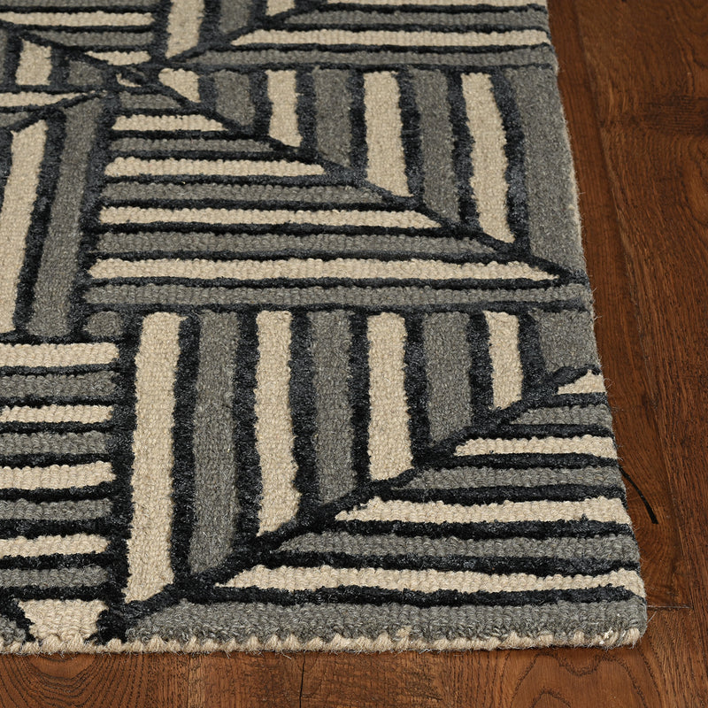 Libby Langdon Upton Diagonal Tile Hand Tufted Rug