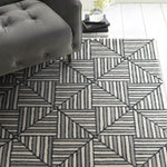 Libby Langdon Upton Diagonal Tile Hand Tufted Rug