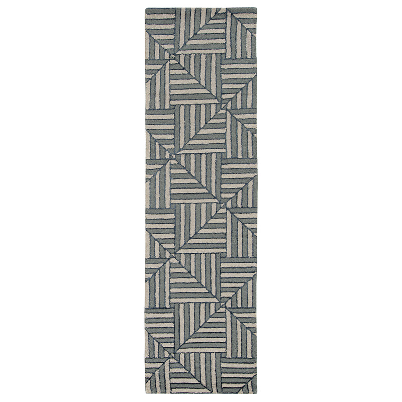 Libby Langdon Upton Diagonal Tile Hand Tufted Rug