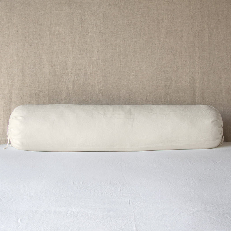 Bella Notte Linen Bolster Throw Pillow