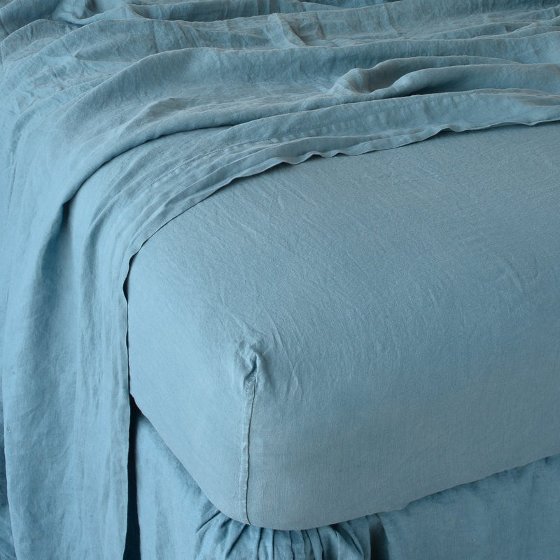 Bella Notte Linen Fitted Sheet