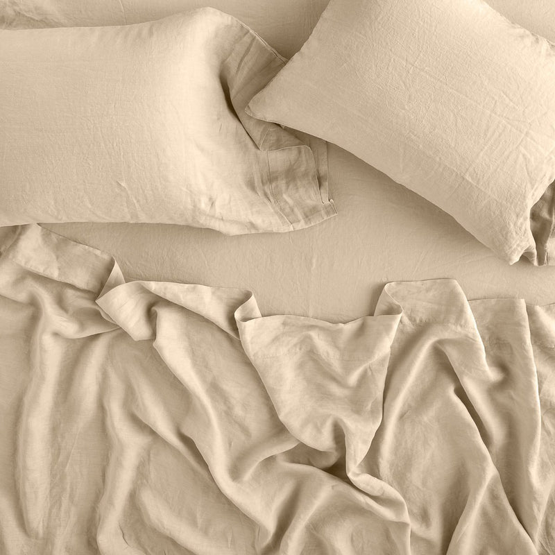 Bella Notte Linen Fitted Sheet