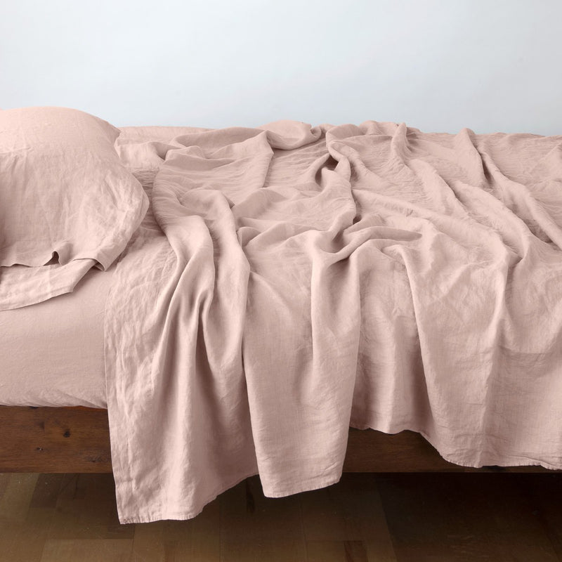 Bella Notte Linen Flat Sheet