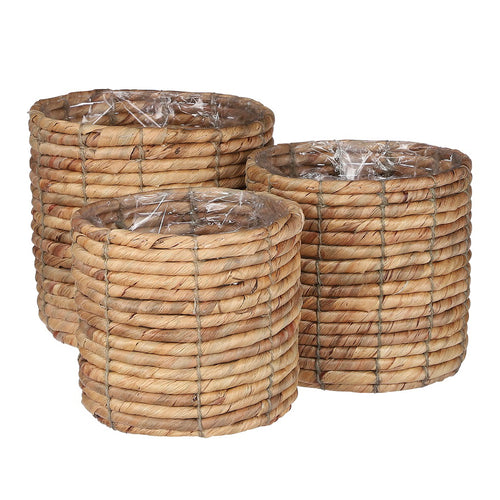 Tigani Natural Pot Set of 3