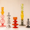 Quincey Glass Candleholder