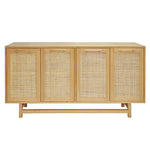 Worlds Away Macon Brass Cabinet