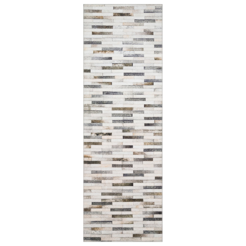 Loloi II Maddox Ivory/Gray Power Loomed Rug