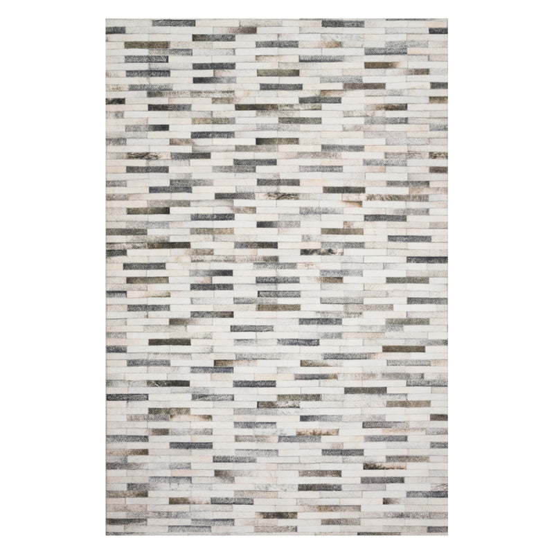 Loloi II Maddox Ivory/Gray Power Loomed Rug