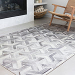 Loloi II Maddox Silver/Ivory Power Loomed Rug