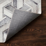 Loloi II Maddox Silver/Ivory Power Loomed Rug