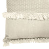 Abigail Handwoven Fringe Throw Pillow