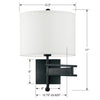 Crystorama Marshall Wall Sconce