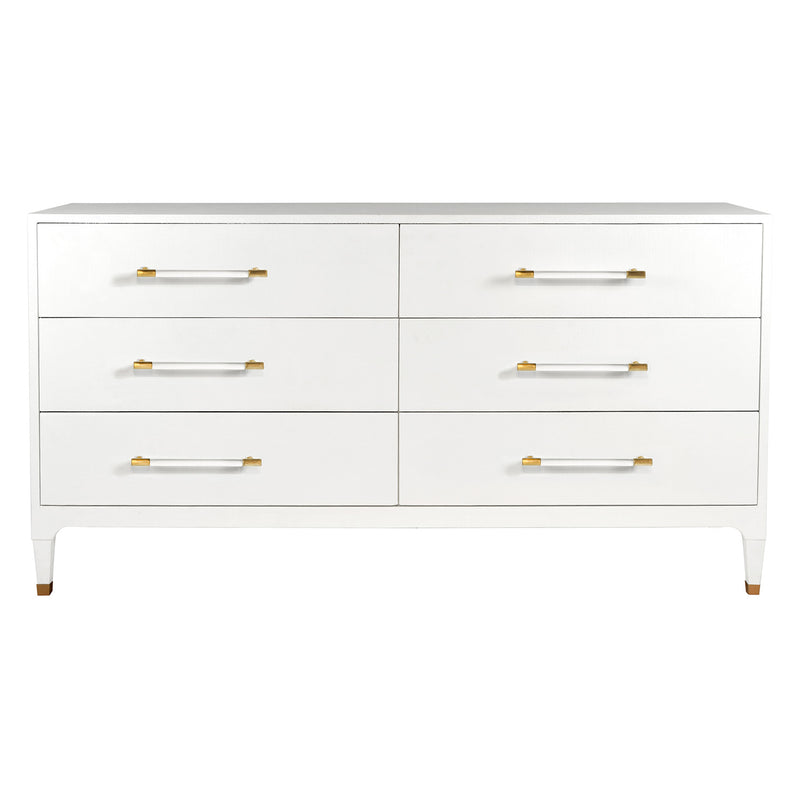 Worlds Away Maren 6-Drawer Chest