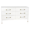 Worlds Away Maren 6-Drawer Chest