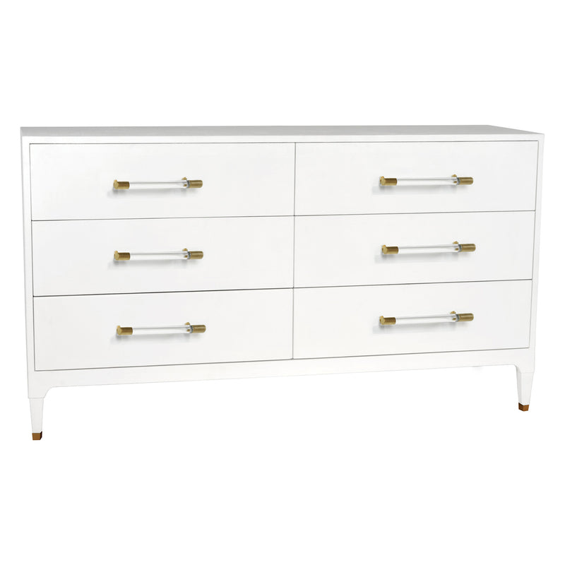 Worlds Away Maren 6-Drawer Chest