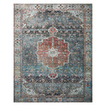 Loloi II Margot CloudPile Ocean/Brick Power Loomed Rug