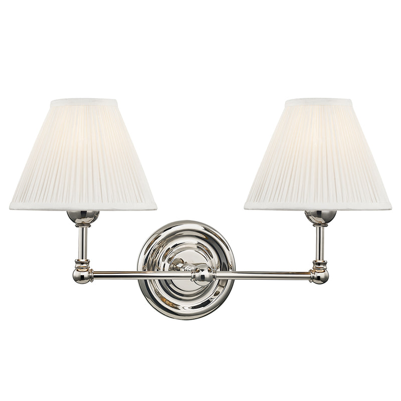 Mark D Sikes x Hudson Valley Lighting Classic No 1 Double Wall Sconce