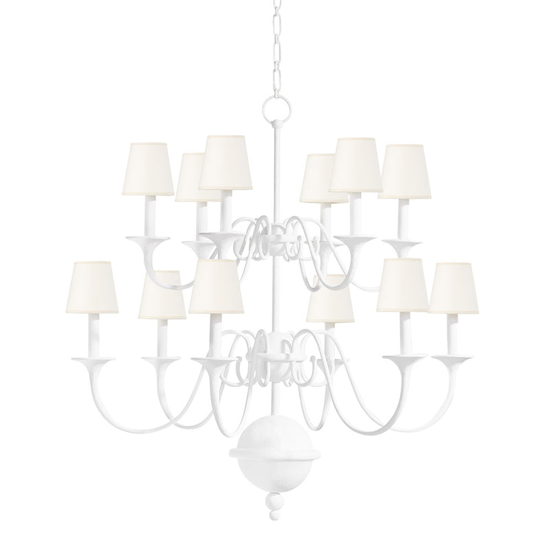 Mark D Sikes x Hudson Valley Lighting Windsor Two-Tier Chandelier