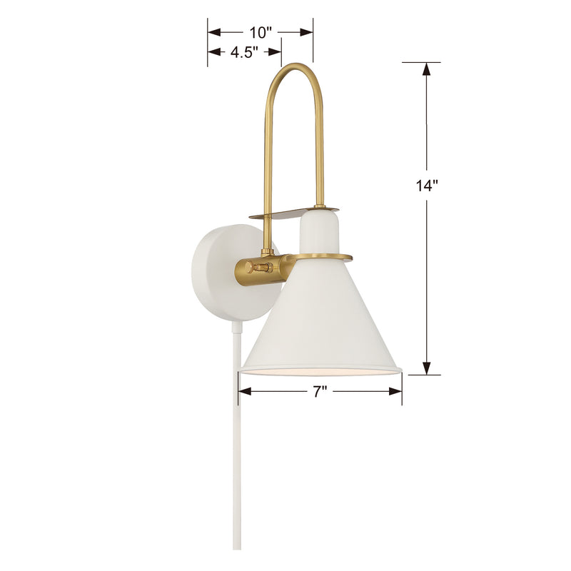 Crystorama Medford Wall Sconce