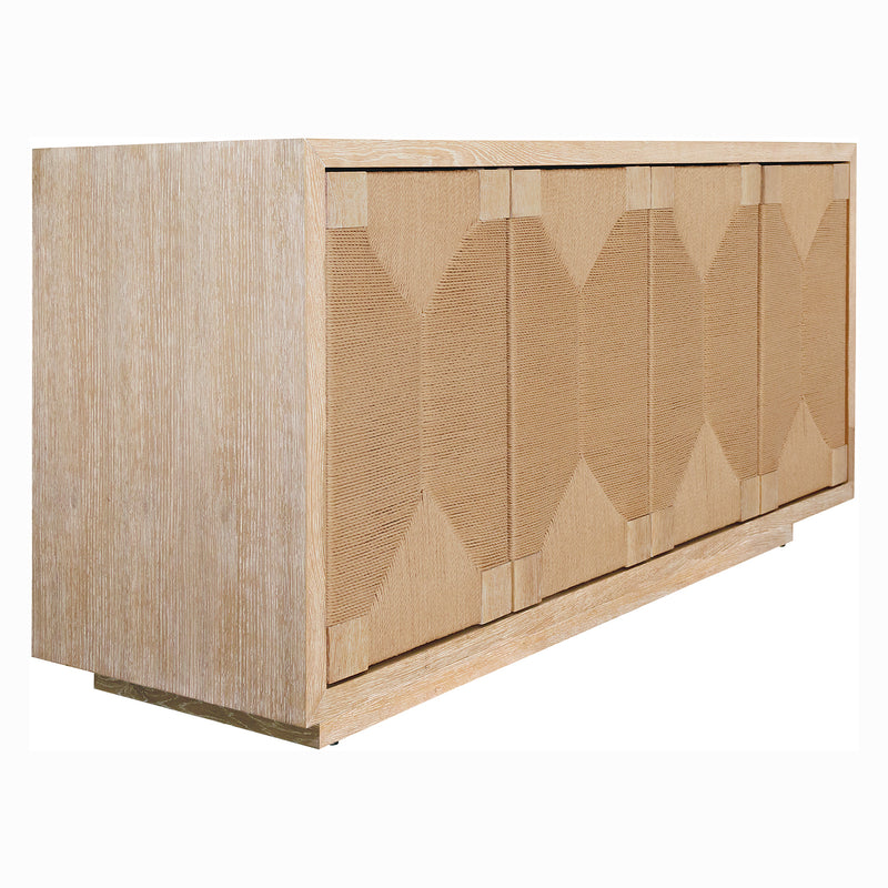 Worlds Away Melrose Four Door Cabinet - Final Sale