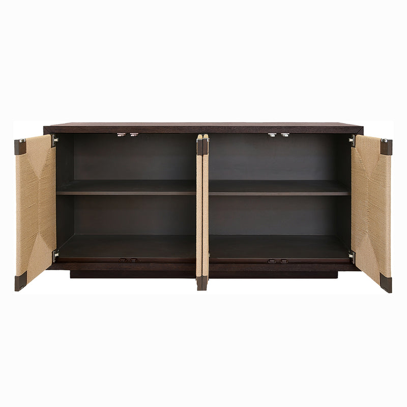 Worlds Away Melrose Four Door Cabinet - Final Sale