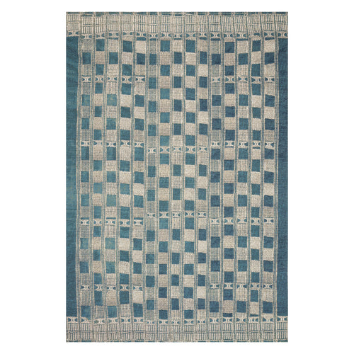 Loloi Mika Blue/Ivory Indoor/Outdoor Rug