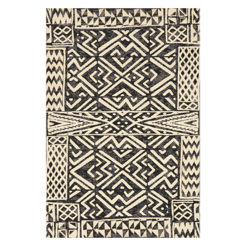 Loloi Mika Ivory/Black Indoor/Outdoor Rug