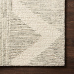 Loloi Milo Light Gray/Granite Hand Tufted Rug