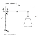 Crystorama Mitchell A8021 1-Light Wall Sconce