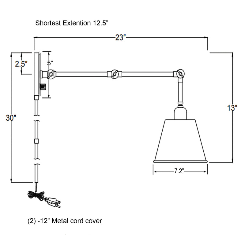 Crystorama Mitchell A8021 1-Light Wall Sconce