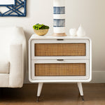 Villa and House Malmo 2 Drawer Side Table