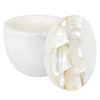 Anaya Mother of Pearl Lemongrass White/Large Candle