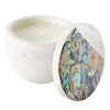 Anaya Mother of Pearl Eucalyptus Rainbow/Large Candle