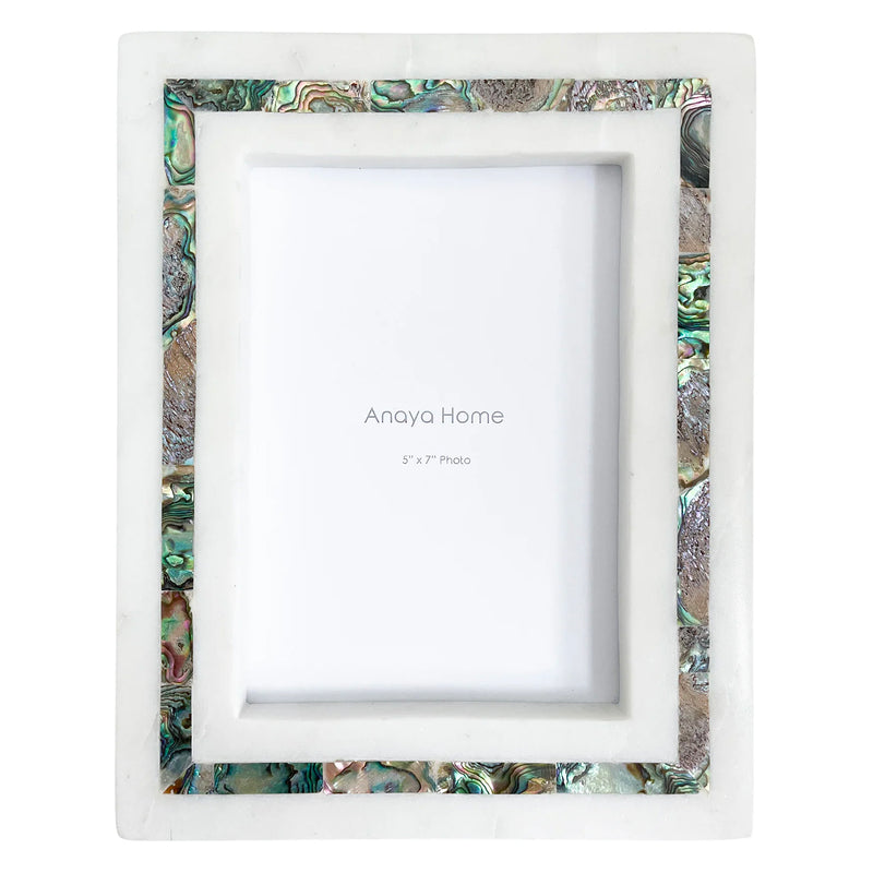 Anaya Mother of Pearl Marble Picture Frame