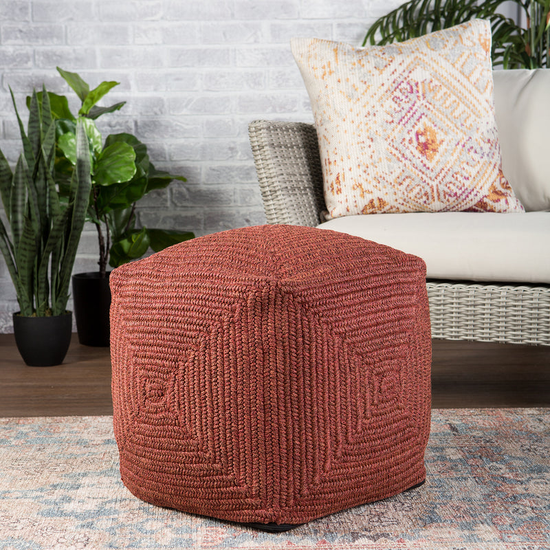 Jaipur Living Montauk Bridgehampton Indoor/Outdoor Pouf