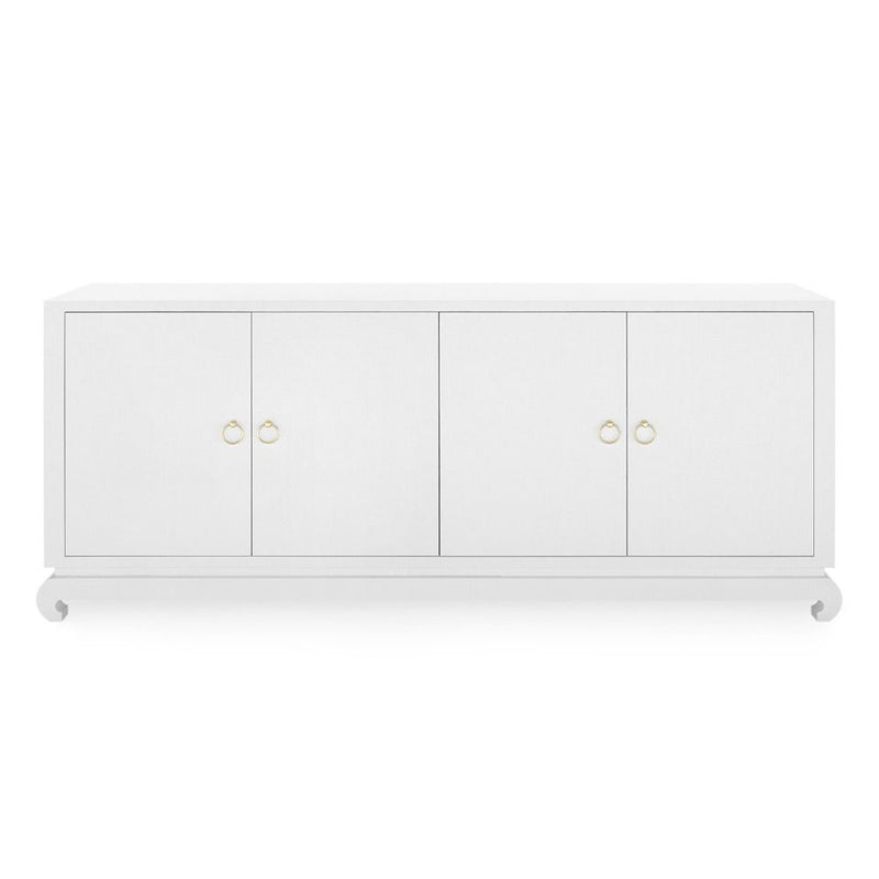 Villa and House Meredith Extra Large 4 Door Cabinet