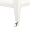 Villa and House Martin Grasscloth Side Table