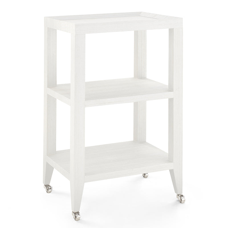 Villa and House Martin Grasscloth Side Table