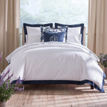 Peacock Alley Mandalay Linen Cuff Duvet Cover