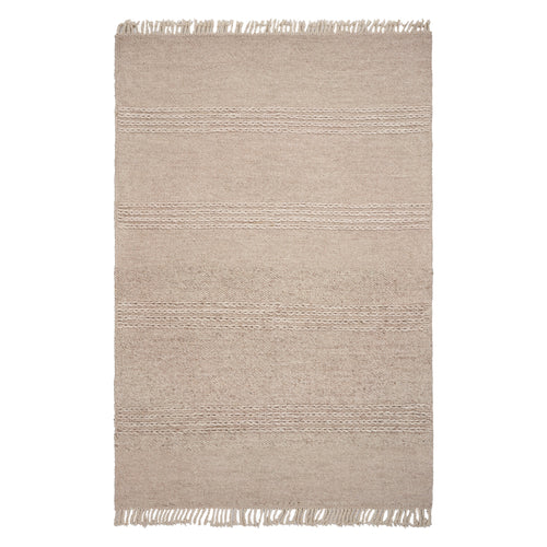 Maui Cable Knit Natural Hand Woven Rug