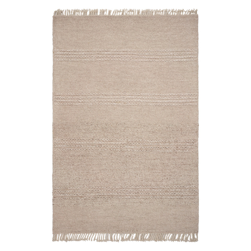 Maui Cable Knit Natural Hand Woven Rug