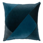 Square Feathers Maxwell Velvet Throw Pillow